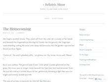 Tablet Screenshot of bellatrixminor.wordpress.com