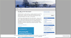 Desktop Screenshot of istepforth.wordpress.com