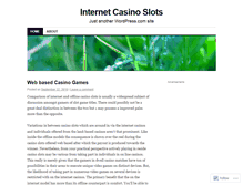 Tablet Screenshot of casinoiur.wordpress.com