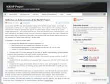 Tablet Screenshot of krispproject.wordpress.com