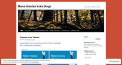 Desktop Screenshot of dzimtaskoks.wordpress.com