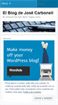 Mobile Screenshot of josecarbonell.wordpress.com