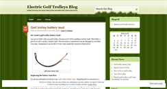 Desktop Screenshot of electricgolftrolley.wordpress.com