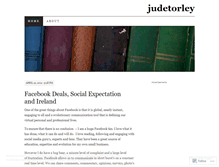 Tablet Screenshot of judetorley.wordpress.com