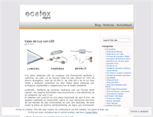 Tablet Screenshot of ecotexdigital.wordpress.com