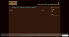 Desktop Screenshot of munchknus.wordpress.com