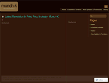 Tablet Screenshot of munchknus.wordpress.com