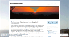Desktop Screenshot of mhoffmanhomes.wordpress.com