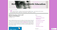 Desktop Screenshot of birthtrue.wordpress.com
