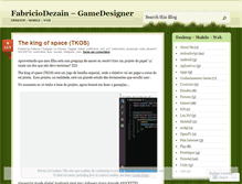 Tablet Screenshot of fabriciodezain.wordpress.com