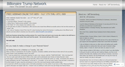 Desktop Screenshot of billionairetrumpnetwork.wordpress.com