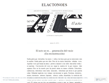 Tablet Screenshot of elactonoes.wordpress.com