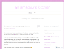 Tablet Screenshot of anamateurskitchen.wordpress.com