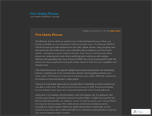 Tablet Screenshot of buyapinkmobilephone.wordpress.com