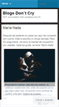 Mobile Screenshot of blogsdontcry.wordpress.com