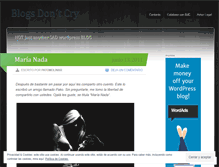 Tablet Screenshot of blogsdontcry.wordpress.com