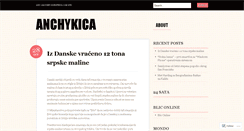 Desktop Screenshot of anchykica.wordpress.com
