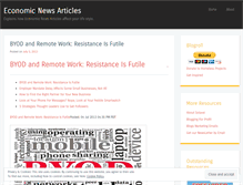 Tablet Screenshot of economicnewsarticles.wordpress.com