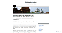 Desktop Screenshot of elmaqis.wordpress.com