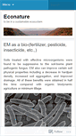 Mobile Screenshot of econature.wordpress.com