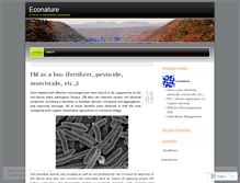 Tablet Screenshot of econature.wordpress.com