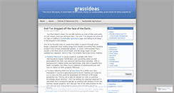 Desktop Screenshot of grassideas.wordpress.com