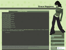 Tablet Screenshot of gracehappens.wordpress.com