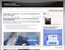 Tablet Screenshot of calidadgestion.wordpress.com