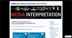 Desktop Screenshot of comm2302.wordpress.com