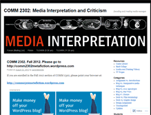 Tablet Screenshot of comm2302.wordpress.com