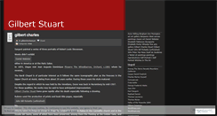 Desktop Screenshot of gilbertcharlesstuart.wordpress.com