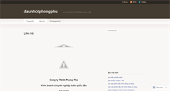Desktop Screenshot of daunhotphongphu.wordpress.com