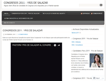 Tablet Screenshot of congresos2011.wordpress.com