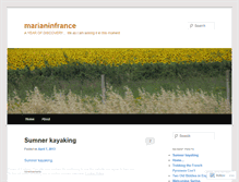 Tablet Screenshot of marianinfrance.wordpress.com