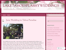 Tablet Screenshot of laketahoesplashyweddings.wordpress.com