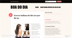 Desktop Screenshot of boadodiablog.wordpress.com