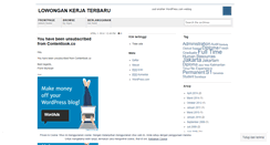 Desktop Screenshot of informasilowongankerjabaru.wordpress.com