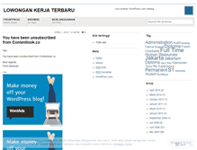 Tablet Screenshot of informasilowongankerjabaru.wordpress.com
