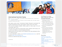 Tablet Screenshot of intlstudentplacement.wordpress.com