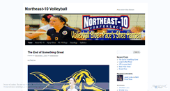 Desktop Screenshot of ne10volleyball.wordpress.com