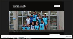 Desktop Screenshot of masterscnlleida.wordpress.com
