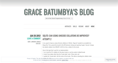 Desktop Screenshot of gbatumbya.wordpress.com