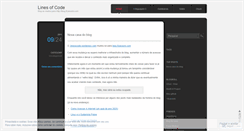 Desktop Screenshot of linesocode.wordpress.com