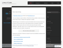 Tablet Screenshot of linesocode.wordpress.com