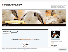 Tablet Screenshot of joongiefunnybunny.wordpress.com