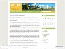 Tablet Screenshot of metrolawblog.wordpress.com