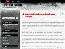 Tablet Screenshot of fortunemusic.wordpress.com