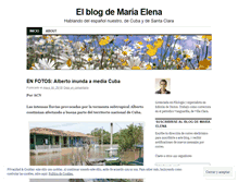 Tablet Screenshot of elblogdemariaelena.wordpress.com