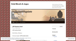 Desktop Screenshot of jogyahotel.wordpress.com