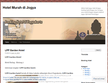 Tablet Screenshot of jogyahotel.wordpress.com